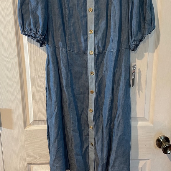 Sharagano Size 12 Button-Front Dress - Picture 5 of 15